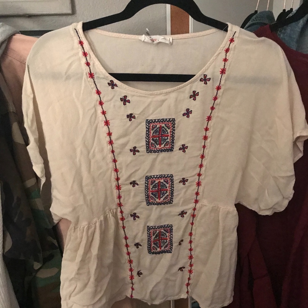 Aztec Pattern flowy top